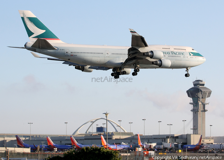 Cathay Pacific Boeing 747-412 (B-HKV) | Photo 8279