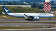 Cathay Pacific Airbus A330-343 (B-HLV) at  Taipei - Taoyuan, Taiwan