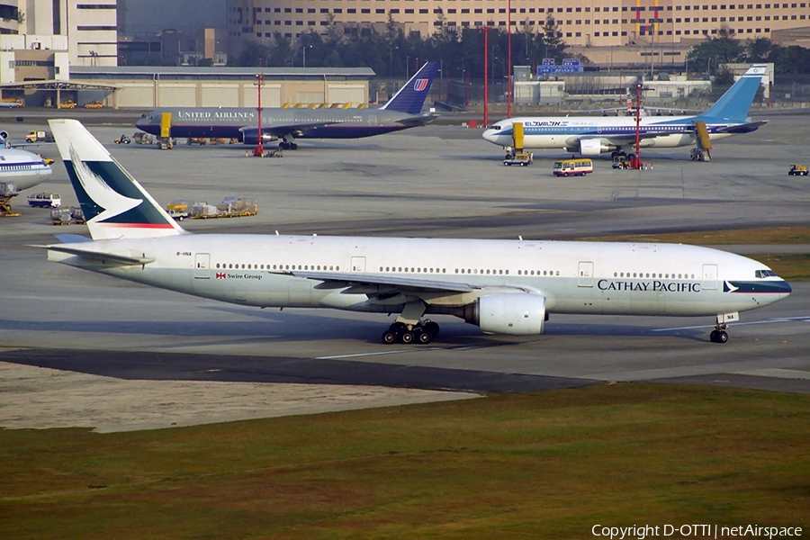 Cathay Pacific Boeing 777-267 (B-HNA) | Photo 288944