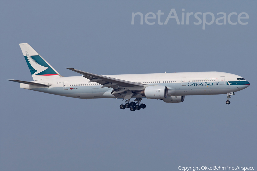 Cathay Pacific Boeing 777-267 (B-HNC) | Photo 283980