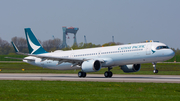 Cathay Pacific Airbus A321-251NX (B-HPJ) at  Hamburg - Finkenwerder, Germany