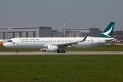Cathay Pacific Airbus A321-251NX (B-HPJ) at  Hamburg - Finkenwerder, Germany