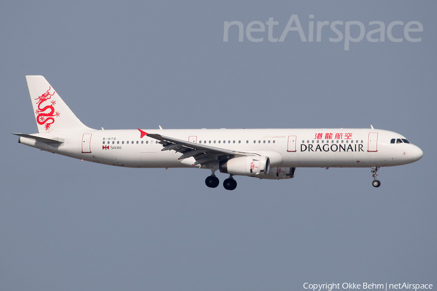 Dragonair Airbus A321-231 (B-HTD) | Photo 156215