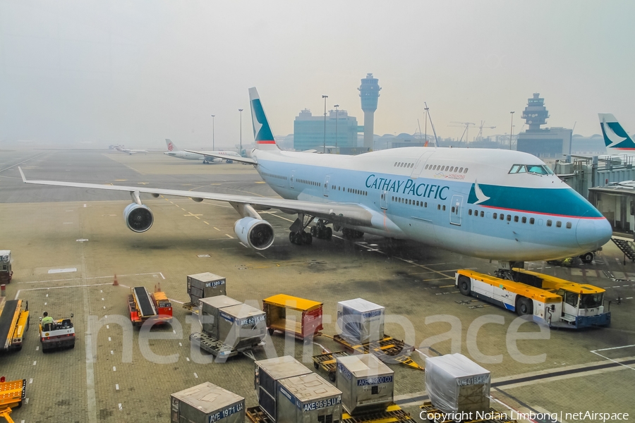 Cathay Pacific Boeing 747-467 (B-HUI) | Photo 366997