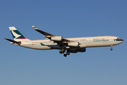 Cathay Pacific Airbus A340-313X (B-HXA) at  Rome - Fiumicino (Leonardo DaVinci), Italy