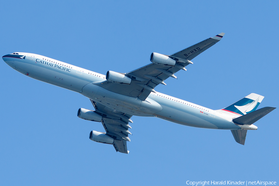 Cathay Pacific Airbus A340-313 (B-HXD) | Photo 290067