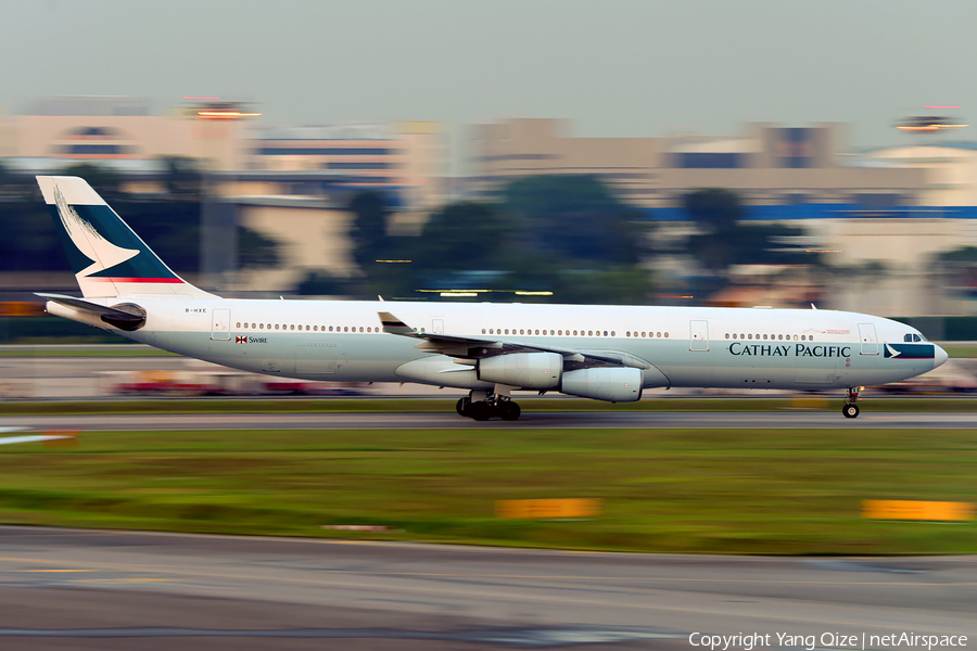Cathay Pacific Airbus A340-313X (B-HXE) | Photo 175140