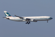 Cathay Pacific Airbus A340-313X (B-HXJ) at  Hong Kong - Chek Lap Kok International, Hong Kong