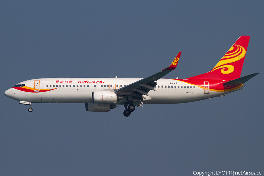 Hong Kong Airlines Boeing 737-84P (B-KBU) | Photo 397184