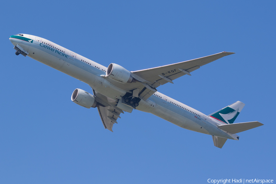 Cathay Pacific Boeing 777-367(ER) (B-KQF) | Photo 155395