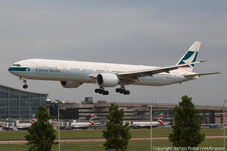 Cathay Pacific Boeing 777-367(ER) (B-KQF) | Photo 108788