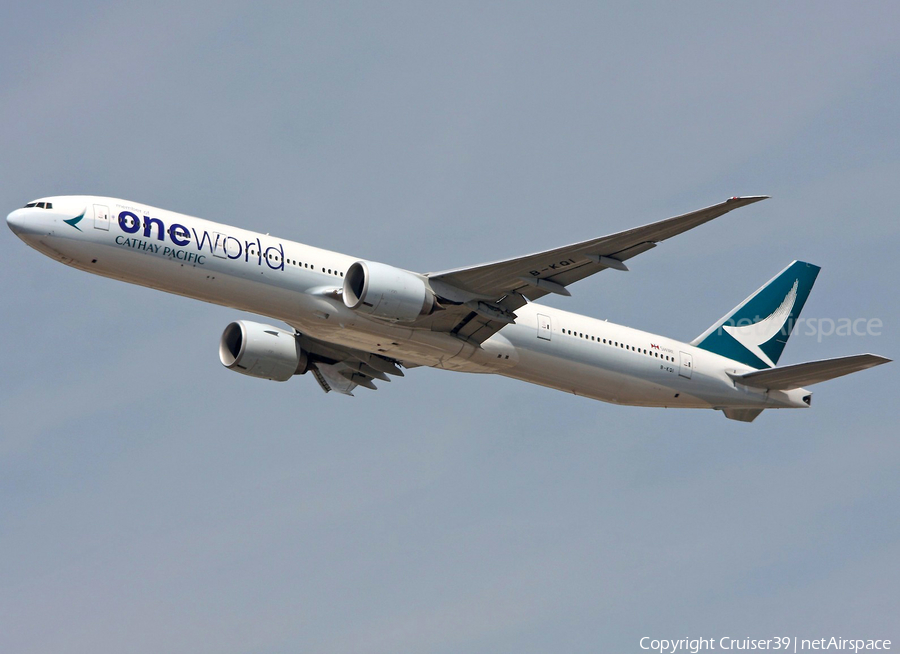 Cathay Pacific Boeing 777-367(ER) (B-KQI) | Photo 370856