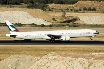 Cathay Pacific Boeing 777-367(ER) (B-KQR) at  Madrid - Barajas, Spain