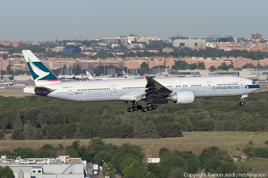 Cathay Pacific Boeing 777-367(ER) (B-KQR) | Photo 168594