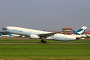 Cathay Pacific Airbus A330-343X (B-LAF) at  Jakarta - Soekarno-Hatta International, Indonesia