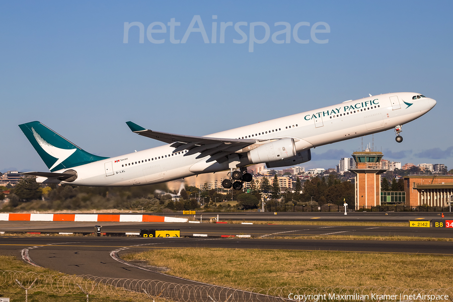 Cathay Pacific Airbus A330-343 (B-LAL) | Photo 391486