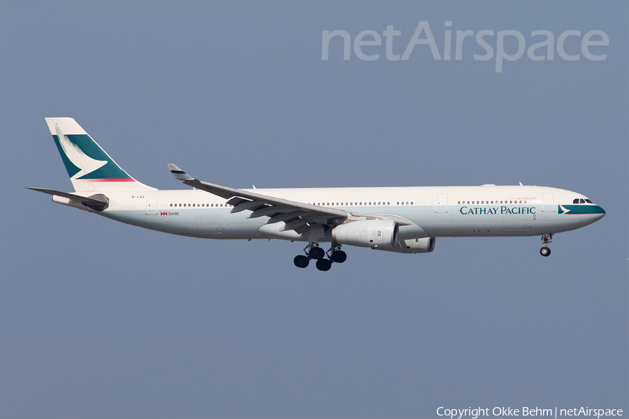 Cathay Pacific Airbus A330-343 (B-LAZ) | Photo 335145