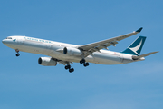 Cathay Pacific Airbus A330-343 (B-LBA) at  Bangkok - Suvarnabhumi International, Thailand