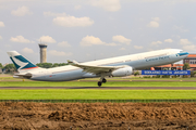 Cathay Pacific Airbus A330-343 (B-LBA) at  Jakarta - Soekarno-Hatta International, Indonesia