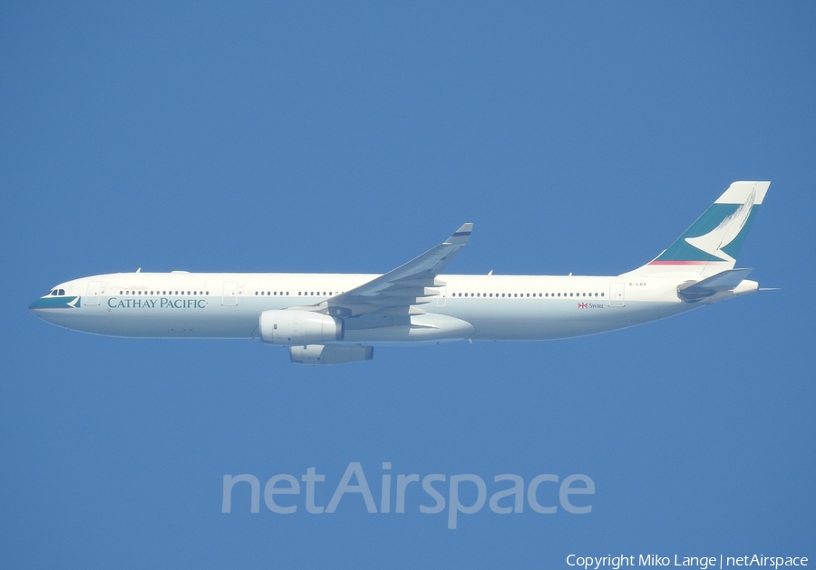 Cathay Pacific Airbus A330-343 (B-LBA) | Photo 146748