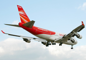 Oasis Hong Kong Airlines Boeing 747-412 (B-LFA) at  London - Gatwick, United Kingdom