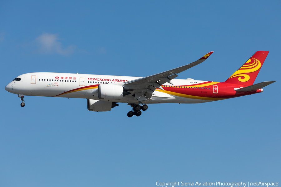 Hong Kong Airlines Airbus A350-941 (B-LGA) | Photo 387174