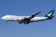 Cathay Pacific Cargo Boeing 747-467(ERF) (B-LIC) at  Los Angeles - International, United States