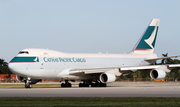 Cathay Pacific Cargo Boeing 747-467(ERF) (B-LID) at  Miami - International, United States