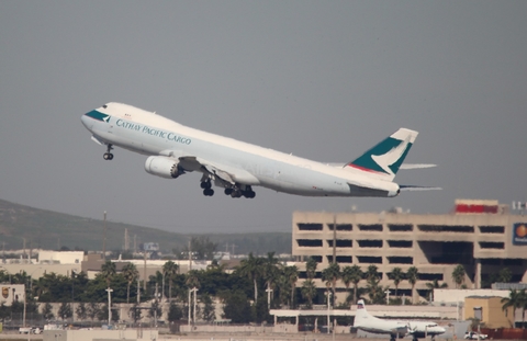 Cathay Pacific Cargo Boeing 747-867F (B-LJB) at  Miami - International, United States