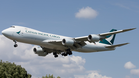 Cathay Pacific Cargo Boeing 747-867F (B-LJD) at  London - Heathrow, United Kingdom