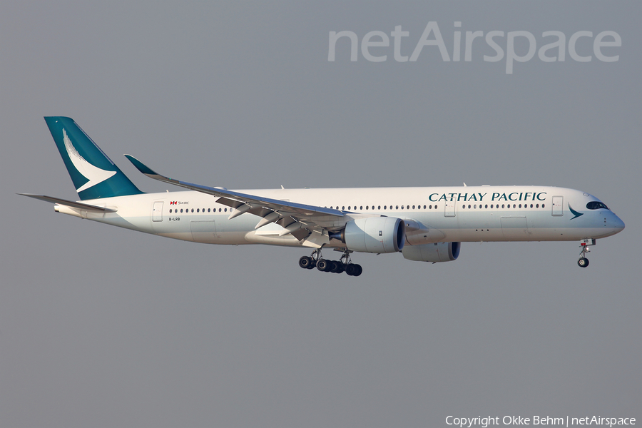 Cathay Pacific Airbus A350-941 (B-LRB) | Photo 148412