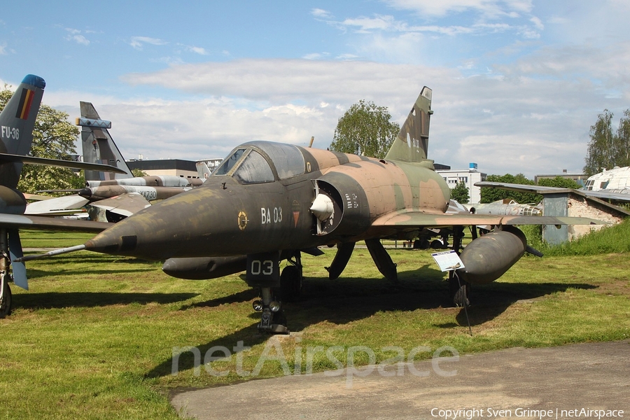 Belgian Air Force Dassault Mirage 5BA (BA03) | Photo 327735