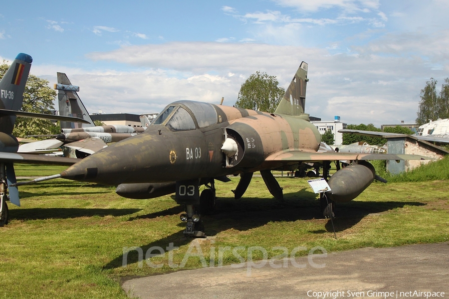 Belgian Air Force Dassault Mirage 5BA (BA03) | Photo 327735