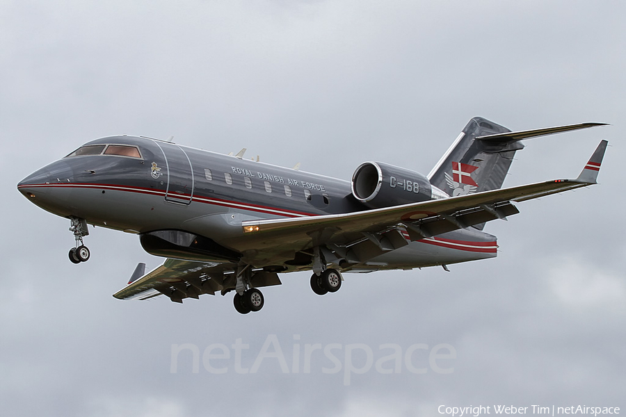 Royal Danish Air Force (Flyvevåbnet) Bombardier CL-600-2B16 Challenger 604 (C-168) | Photo 171731