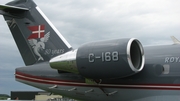 Royal Danish Air Force (Flyvevåbnet) Bombardier CL-600-2B16 Challenger 604 (C-168) at  Florennes AFB, Belgium