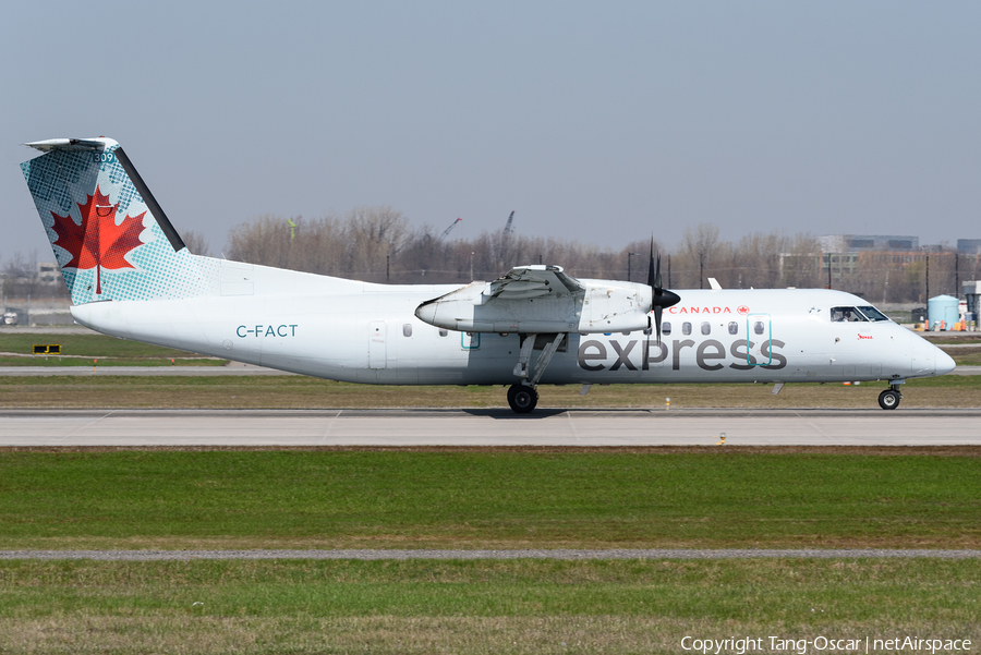 Air Canada Express (Jazz) de Havilland Canada DHC-8-311 (C-FACT) | Photo 445272