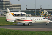 (Private) Bombardier Learjet 60 (C-FBLU) at  Manchester - International (Ringway), United Kingdom