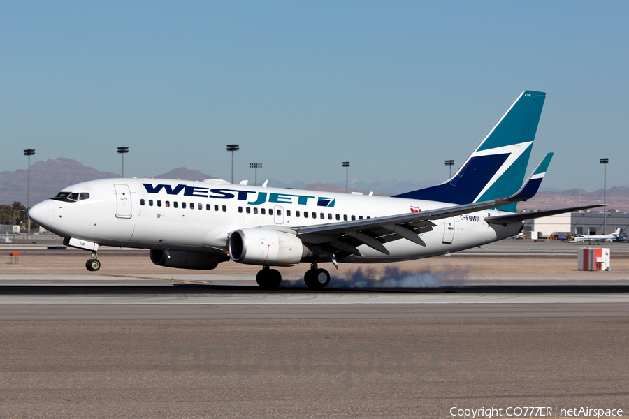 WestJet Boeing 737-7CT (C-FBWJ) | Photo 38801