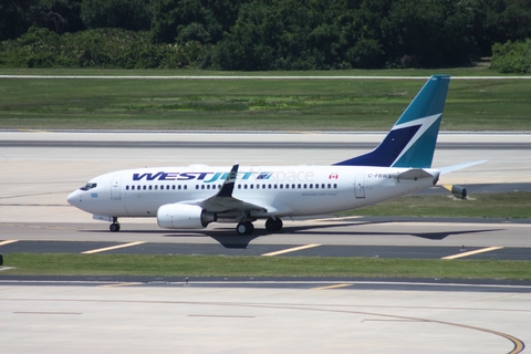 WestJet Boeing 737-7CT (C-FBWS) at  Tampa - International, United States