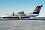 Air Atlantic de Havilland Canada DHC-8-102 (C-FCJD) at  CFB - Goose Bay, Canada