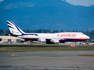 Canadian Airlines International Boeing 747-475 (C-FCRA) at  Vancouver - International, Canada