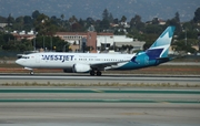 WestJet Boeing 737-8 MAX (C-FCTK) at  Los Angeles - International, United States
