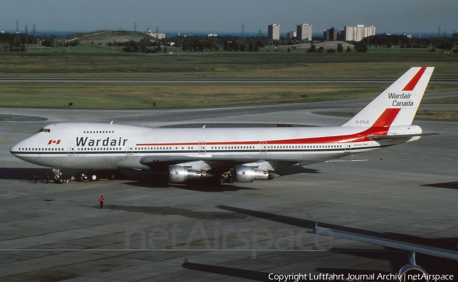 Wardair Canada Boeing 747-1D1 (C-FDJC) | Photo 421311