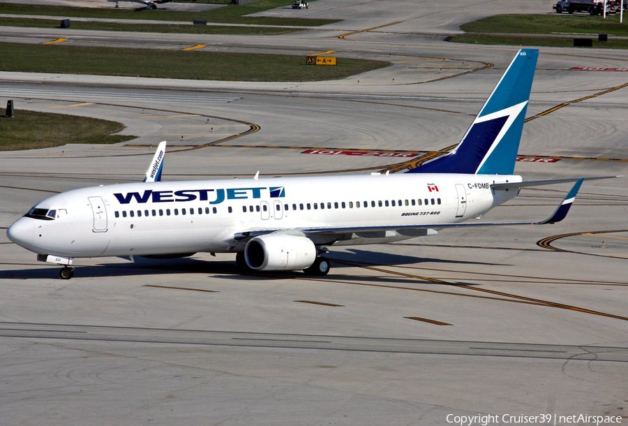 WestJet Boeing 737-8CT (C-FDMB) | Photo 96869