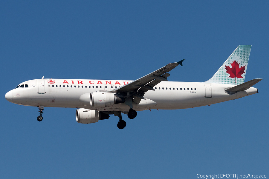 Air Canada Airbus A320-211 (C-FDSN) | Photo 184119