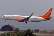 Sunwing Airlines Boeing 737-86Q (C-FEAK) at  Gran Canaria, Spain