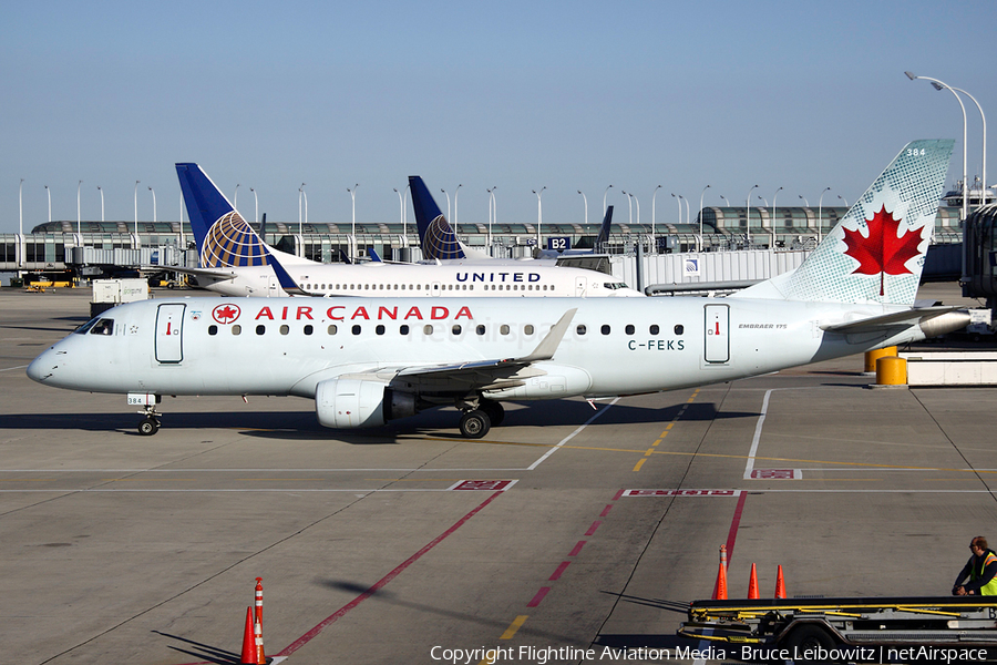 Air Canada Express (Sky Regional) Embraer ERJ-175SU (ERJ-170-200SU) (C-FEKS) | Photo 87915