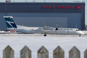 WestJet Encore Bombardier DHC-8-402Q (C-FENO) at  Montreal - Pierre Elliott Trudeau International (Dorval), Canada