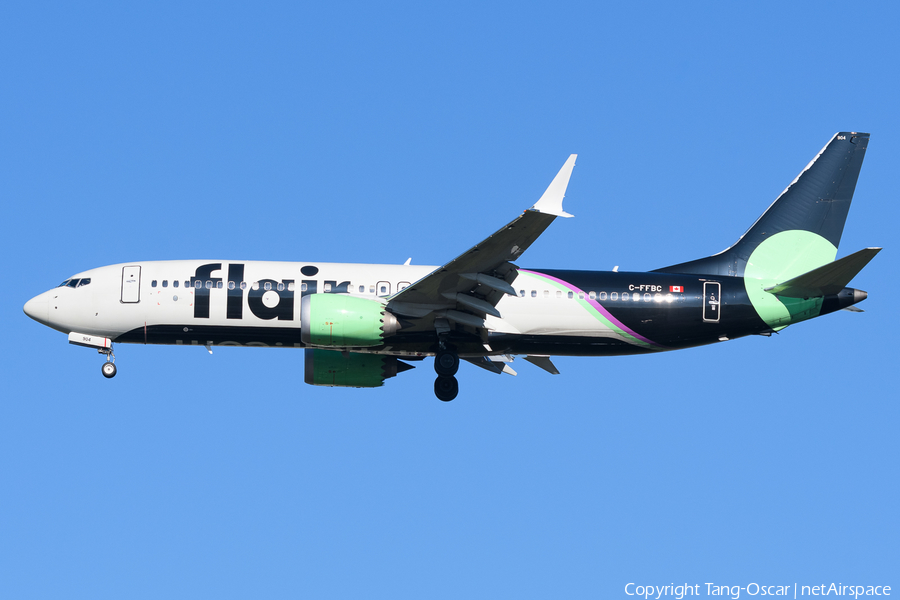 Flair Airlines Boeing 737-8 MAX (C-FFBC) | Photo 590376