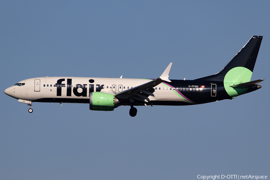 Flair Airlines Boeing 737-8 MAX (C-FFBC) | Photo 593948